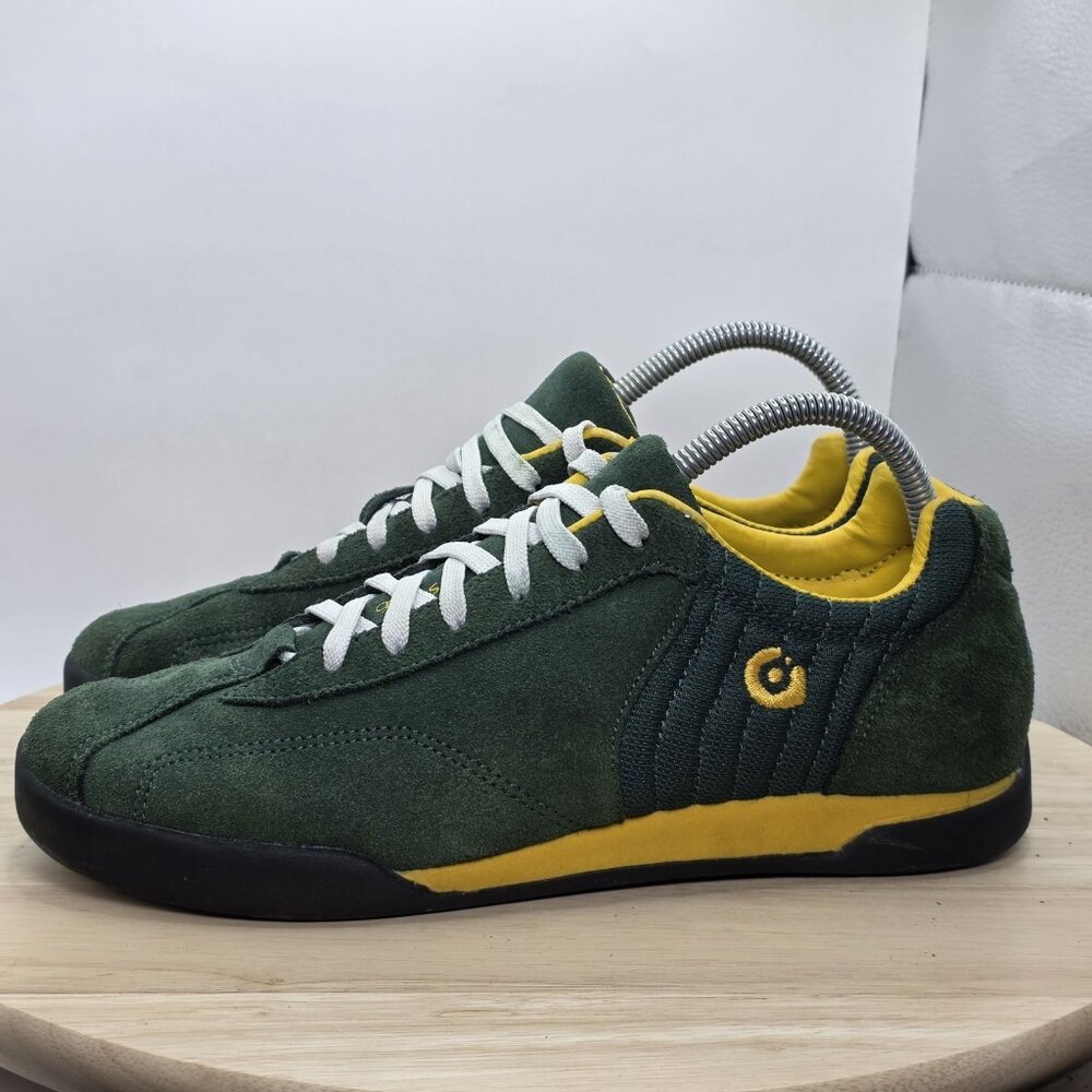 Women's Size 9 - Gravis Kingpin Racing Green Skate Shoes‎ Sneakers Soft Suede